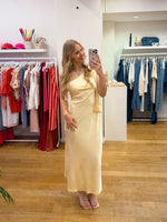Guest dress yellow