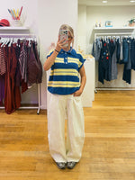 Crème balloon pants