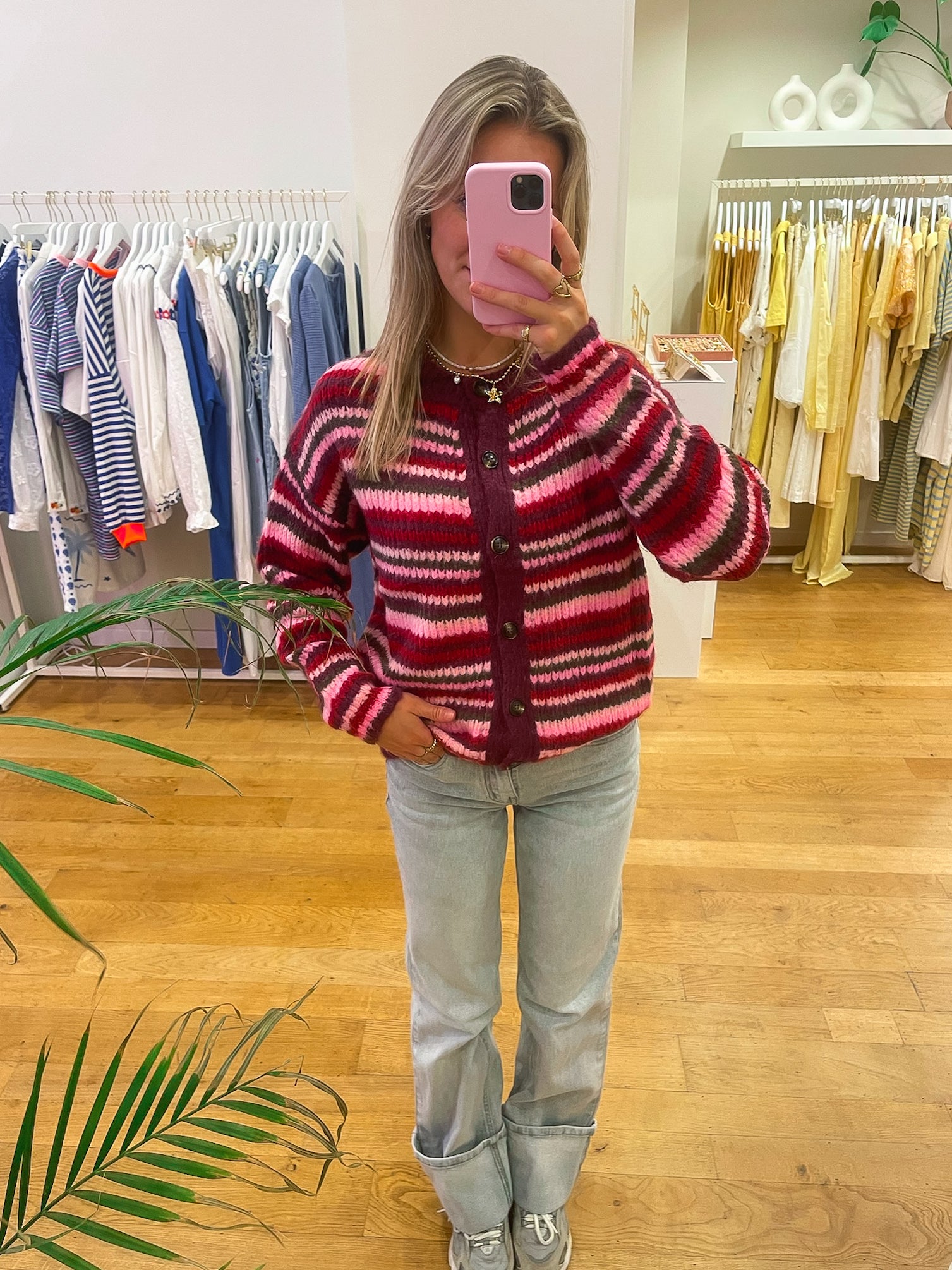 Funky striped sweater