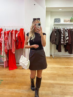 Brown glitter top