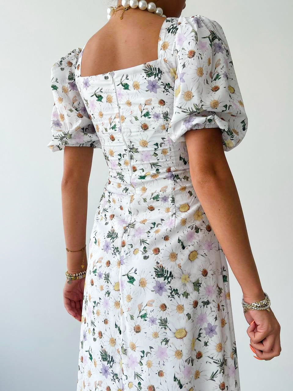 White wildflower dress pre-order