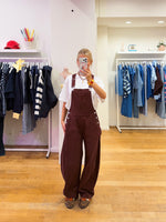 Salopette burgundy