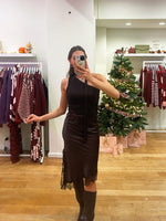 Lace skirt brown
