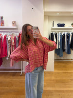 Diamond blouse sunset