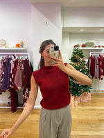 Lucce top glitter bordeaux