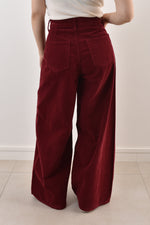 Burgundy pantalon
