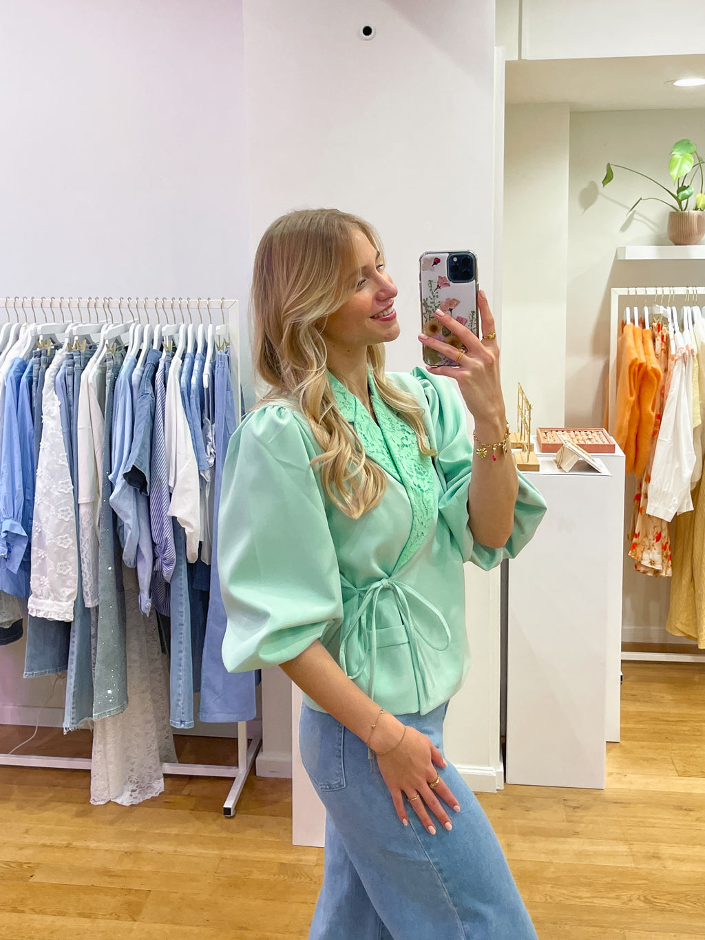 Blazer mint green