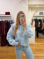 Girlie blue sweater