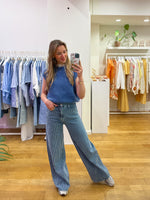 Striped jeans