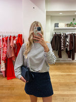 Jeans skort diamonds