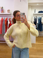 Zipper sweater yellow