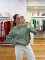 Vichy jacket green