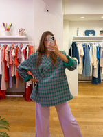 Oversized blazer green
