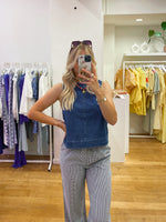 Jeans top dark denim