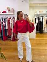 Lizzy blouse red