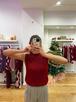 Lucce top glitter bordeaux