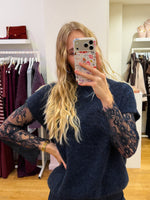 Debardeur + lace navy