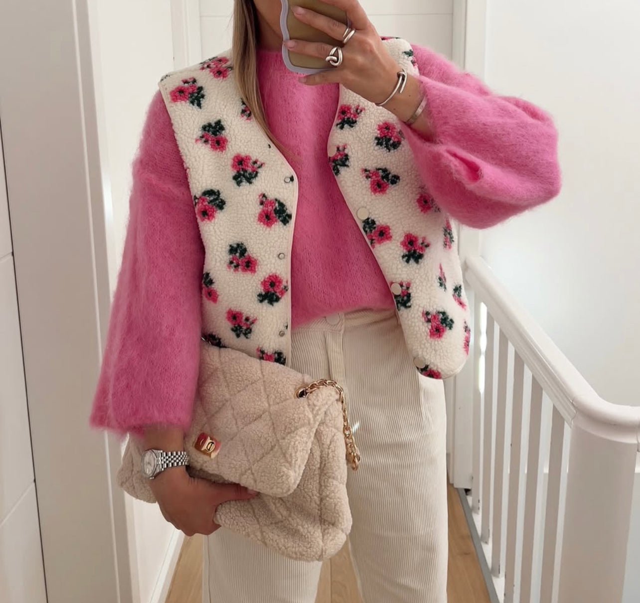 Flower gilet
