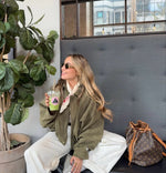 Suède jacket kaki PRE-ORDER