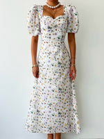 White wildflower dress pre-order