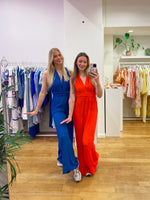 Multi way jumpsuit orange