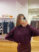 Longsleeve colle prune