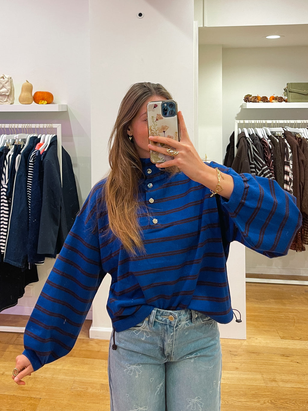 Marie sweater kobalt