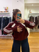 Sporty zippy bordeaux
