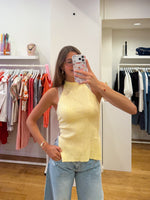 Halter top yellow