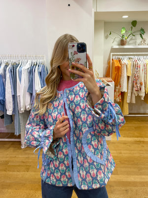Heart jacket blue