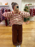 Ruffle jeans