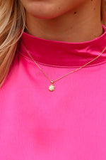 Vintage flower necklace