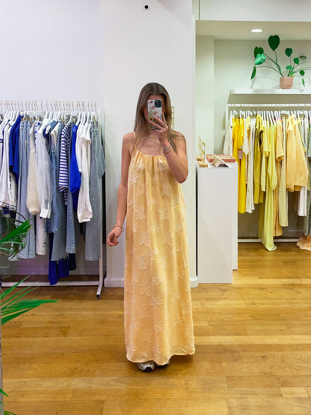 Butter yellow dress
