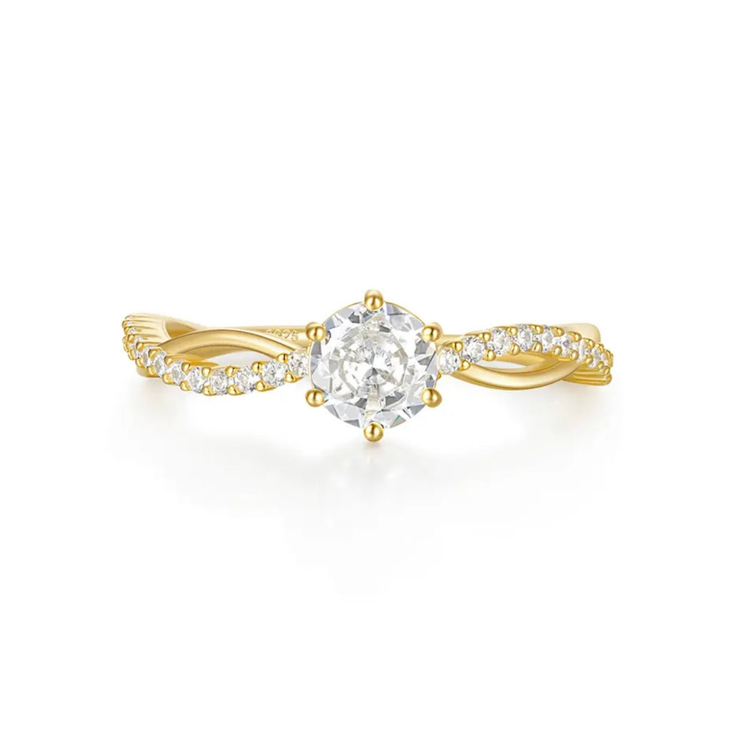Twirl diamond ring pre-order