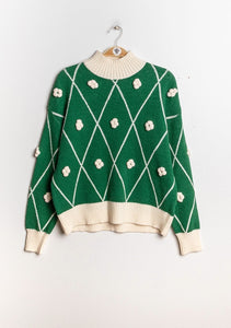 Sweater winter wonderland green