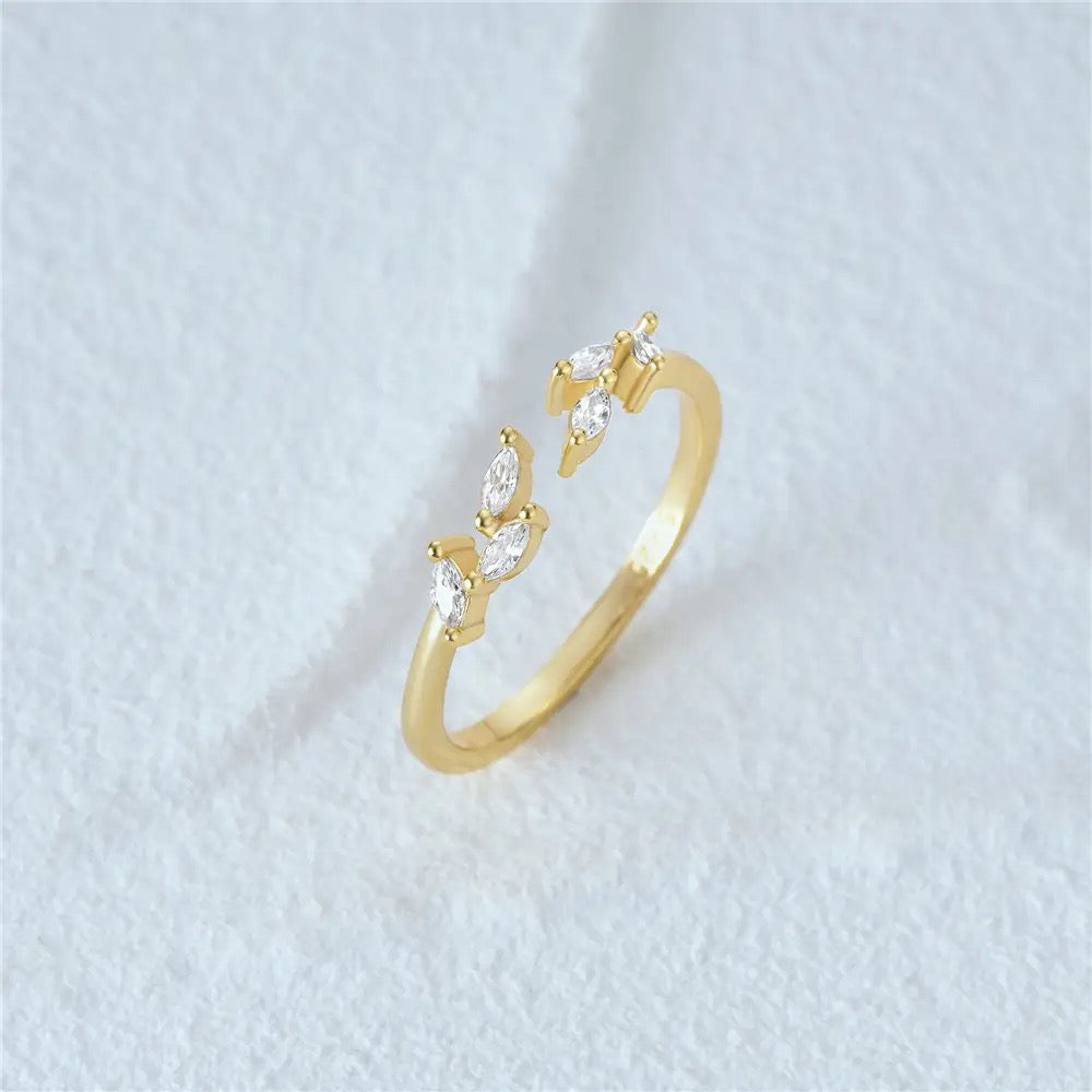 Open diamond leave