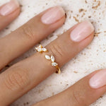 Open diamond leave