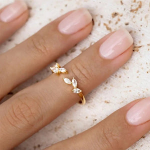 Open diamond leave