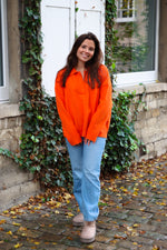 Orange sweater