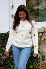 Tiny flower sweater