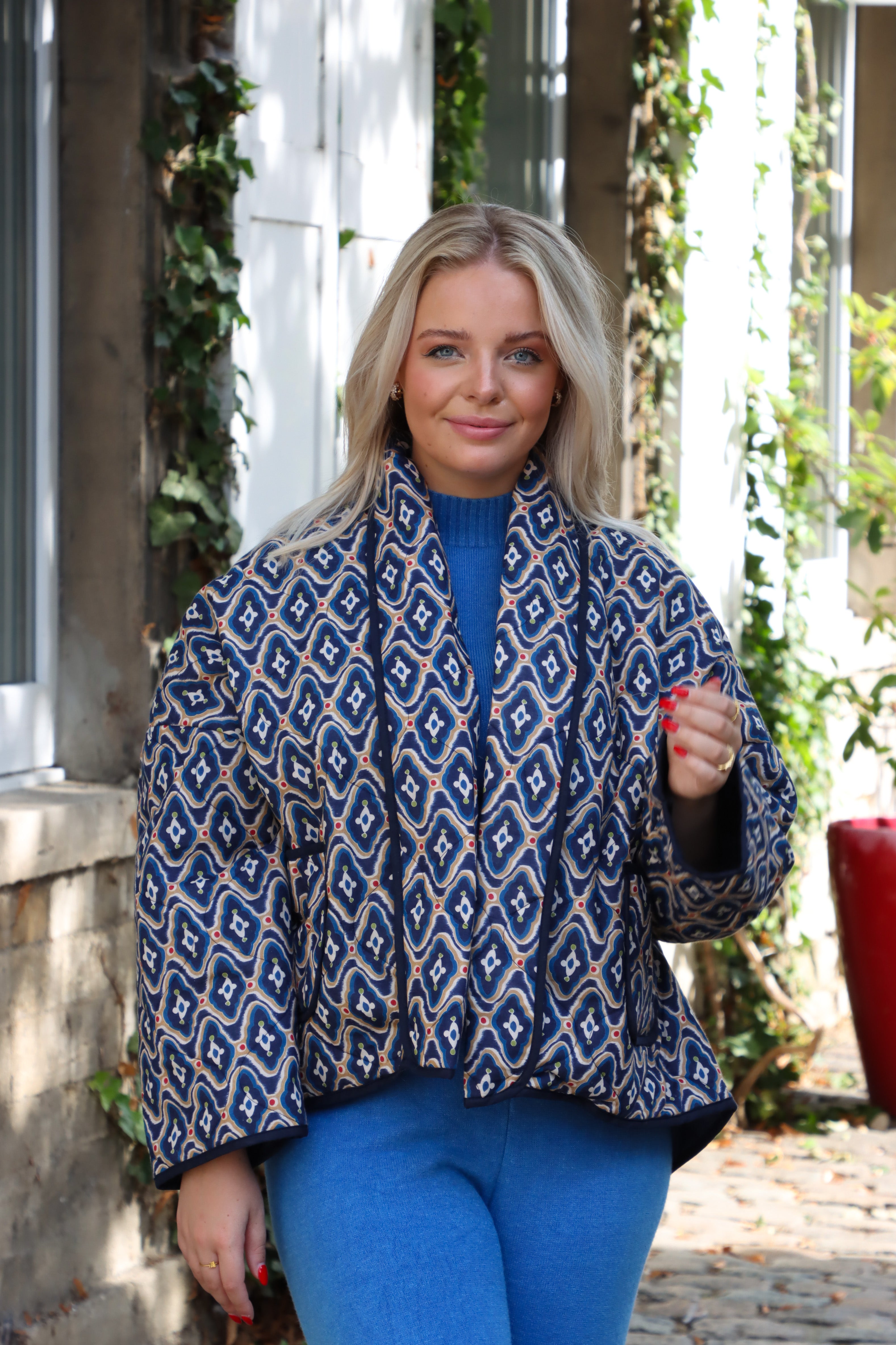 Jacket fall blue