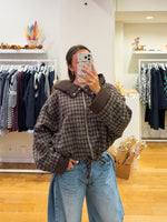 Bomber cosy brown