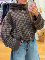 Bomber cosy brown