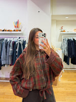 Bomber cosy bordeaux