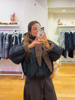 Warm jacket vichy black