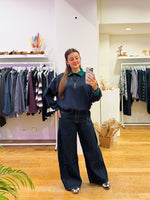 Polo navy & green