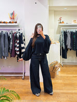 Halter blouse navy