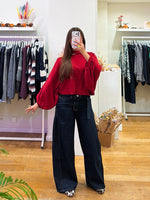 Halter blouse red