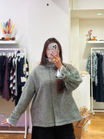 Pied de poule long model kaki