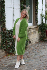 Cardigan sunset green